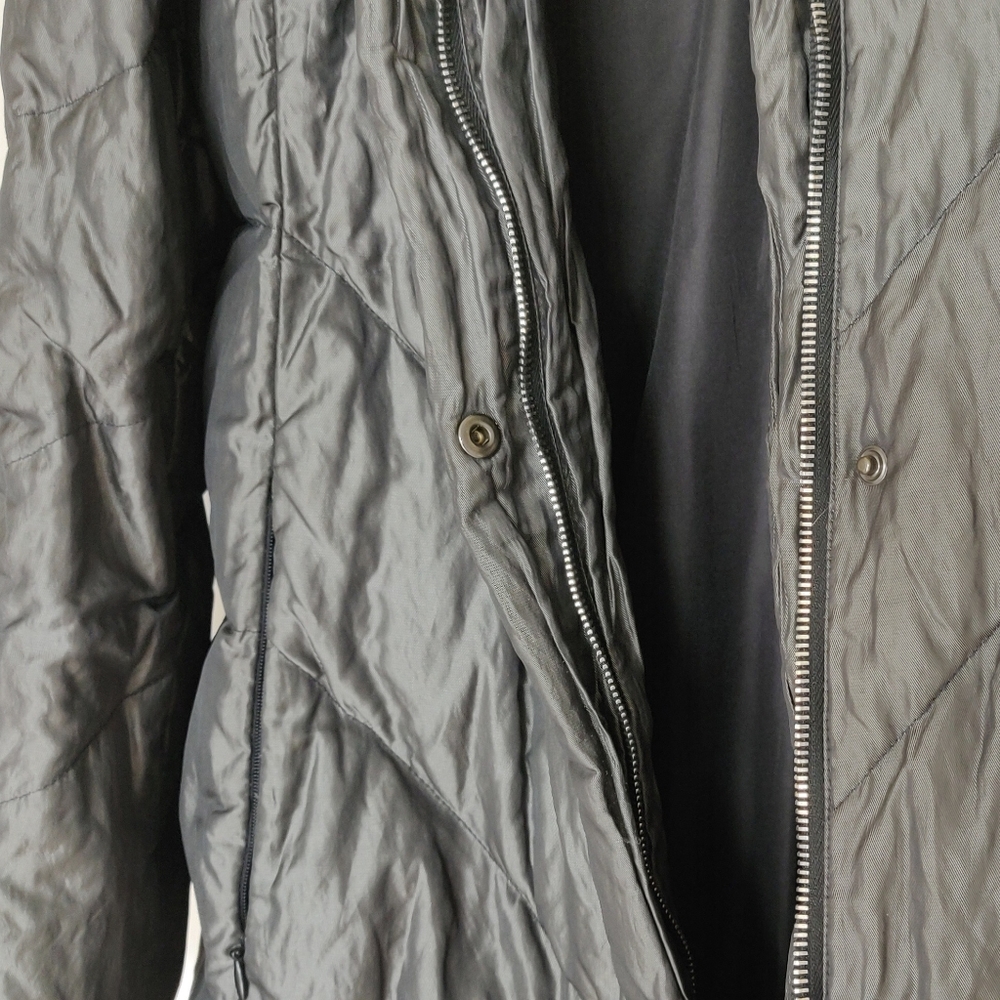 Quilted Khaki colour Coat ✳️✳️✳️ - Picture 4 of 9